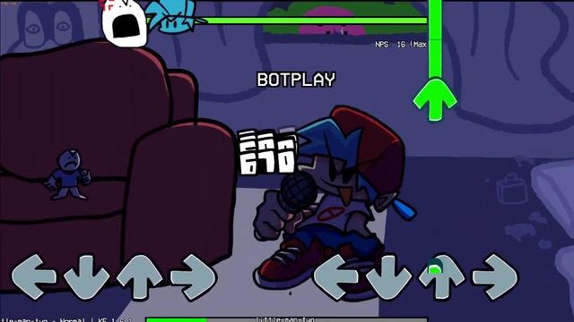 Friday Night Funkin' Little Man 2 - Perfect Combo (BOTPLAY) смотреть онлайн
