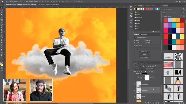 Create a Virtual Photo Booth Background with Temi Coker | Adobe Creative Cloud смотреть онлайн