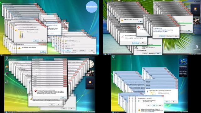Windows Vista Crazy Error Battle смотреть онлайн
