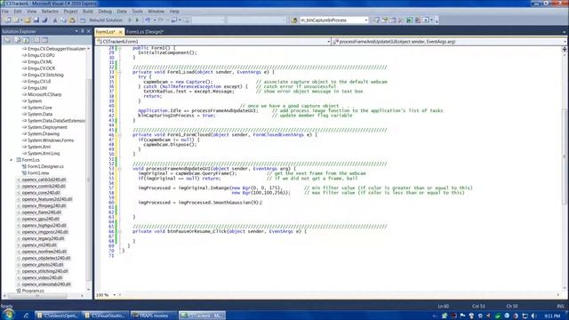 OpenCV Tutorial 5 - Emgu CV with C# смотреть онлайн