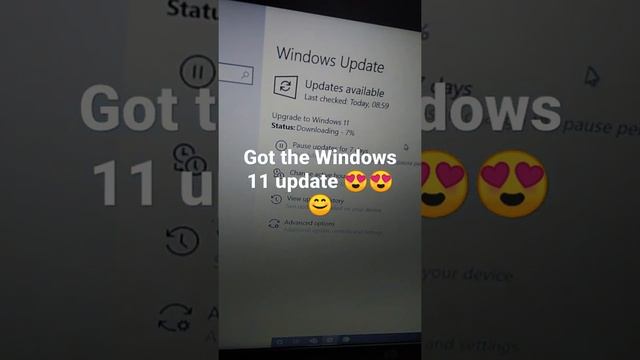 Got the windows 11 update #Windows#Windows11 #Windows11update смотреть онлайн