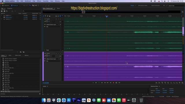 Adobe Audition İle Detaylı 5.1 Ses senkronu ve Daha Fazlası смотреть онлайн