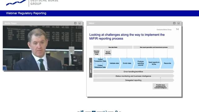 Deutsche Börse's webcast on transaction reporting under MiFID II/MiFIR смотреть онлайн