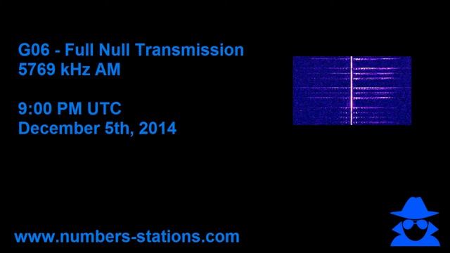 G06 - German Numbers Station Null Message смотреть онлайн