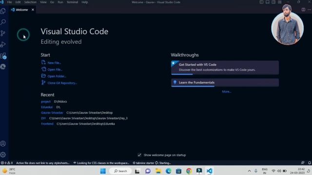 How to VS Code download and install in 2 minutes | Windows & Mac | HTML (Tutorial 03) in Hindi смотреть онлайн