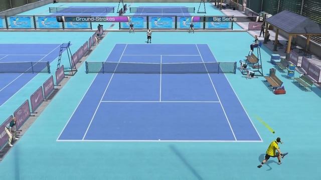 Virtua Tennis 4 - Djokovic vs Roddick (Qualifier, USA) HD [Intel GMA X3100] смотреть онлайн