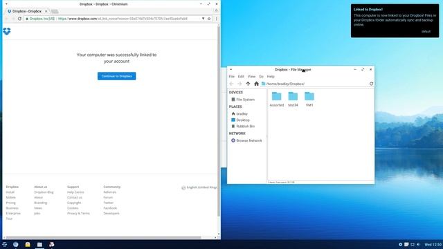 Zorin 12.1 Lite Dropbox Install смотреть онлайн