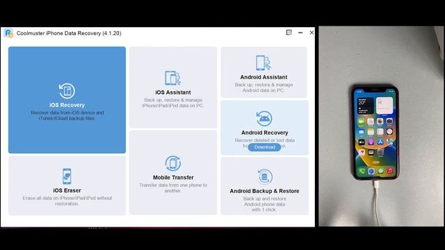 Coolmuster iPhone Data Recovery - Recover Data from iOS Devices, iTunes & iCloud Backups смотреть онлайн
