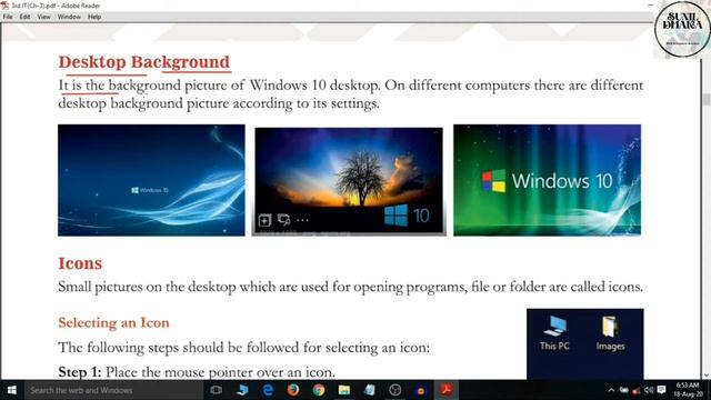 Class 3 Computer Chapter 3 - Introduction to Windows 10 | Part 1 смотреть онлайн