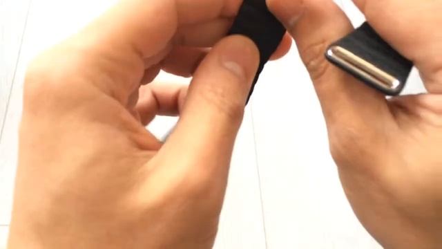 Apple Watch Black Leather Loop Unboxing смотреть онлайн