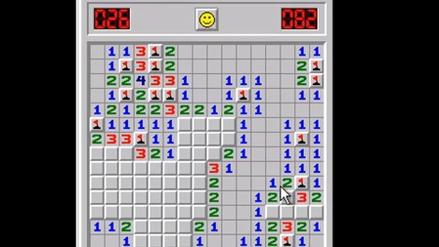 Minesweeper intermediate on Windows 2000 смотреть онлайн