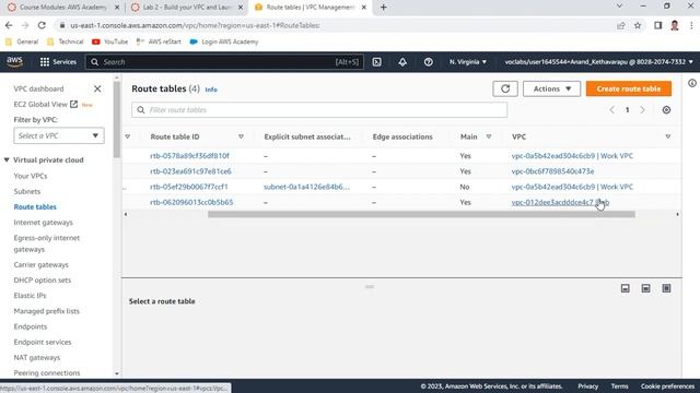 AWS Cloud Foundations - CLF Lab 2: Build your VPC and Launch a Web Server - Anand K смотреть онлайн