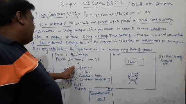 The Timer Control in visual basic 6.0 смотреть онлайн