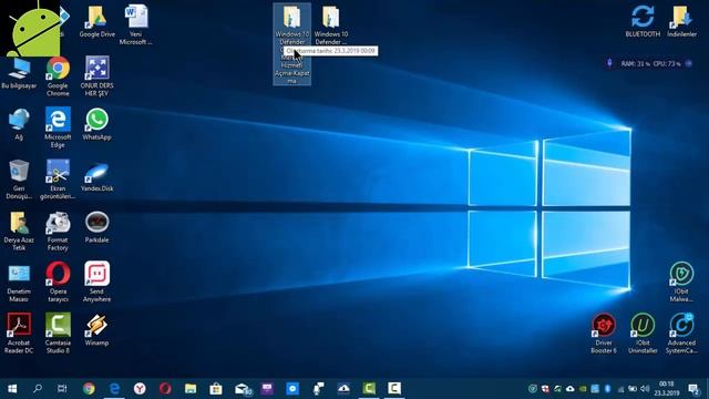 Windows Defender ve Güvenlik Merkezi Hizmetini Devre Dışı Bırakma Kapatma / Açma 2019 смотреть онлайн
