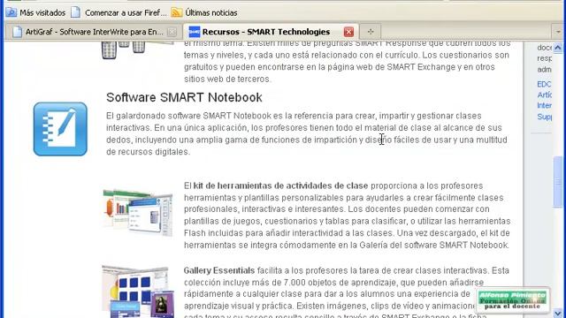 PDI UT3_1_Diferente Software de Gestión de pizarra смотреть онлайн