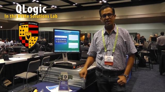 QLogic NVMe over RDMA Demonstration смотреть онлайн