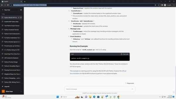 How to use Win32 API with Python