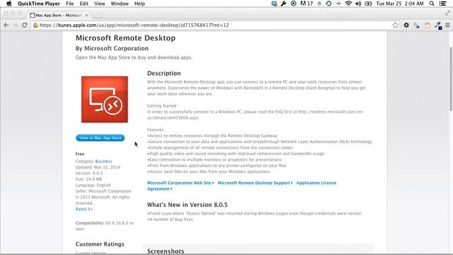 Remote Desktop for Mac Free Download смотреть онлайн