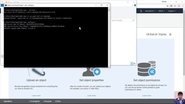 Read and Write to S3 using cmd/aws-cli смотреть онлайн