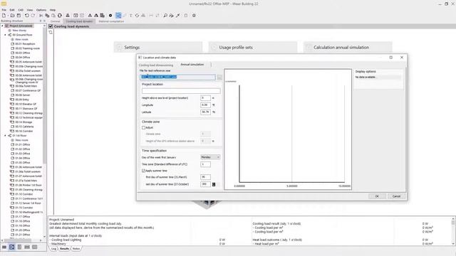 Dynamic Cooling Load Calculation (1/2) - Use of climate data and window configuration смотреть онлайн