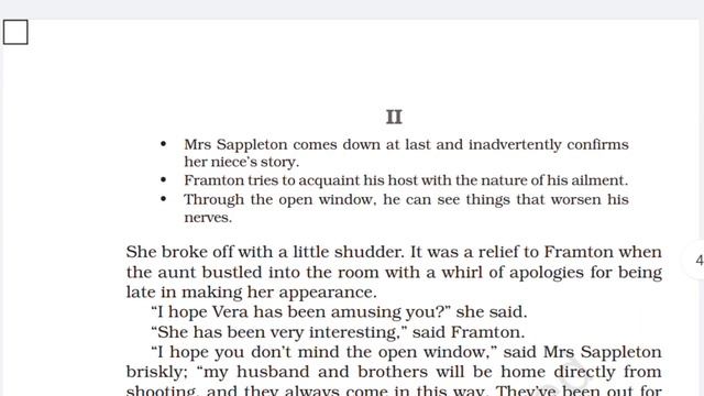NCERT-CLASS 8TH-ENGLISH-SUPPLEMENTARY READER-CHAP 7-THE OPEN WINDOW-|HINDI SUMMARY| смотреть онлайн