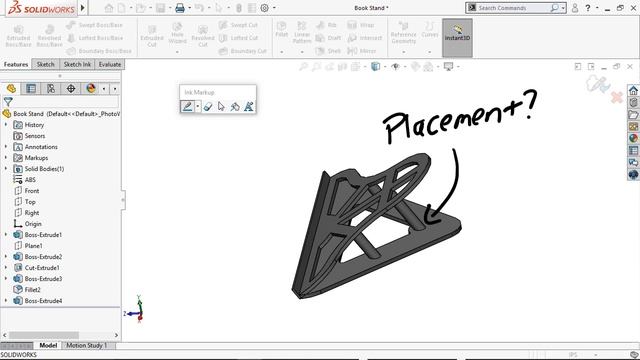 SOLIDWORKS 2019 Tutorial - Markup Feature смотреть онлайн