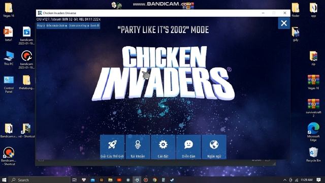 Cách bật lại 2002-MODE trong Chicken Invaders Universe for Windows (v127.1-v134.1) смотреть онлайн