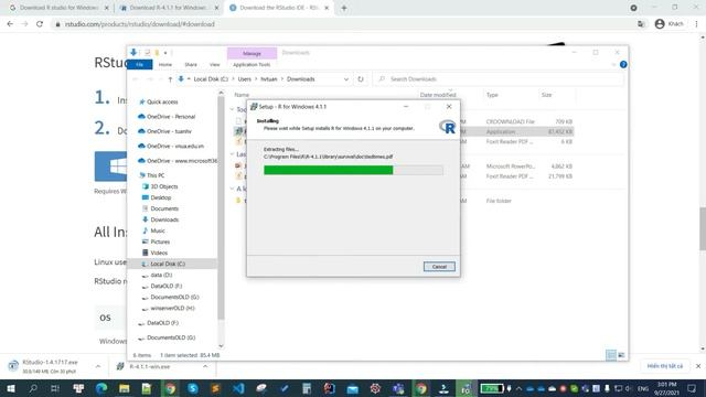 Cài đặt R core và R studio trên Windows 10 2021 смотреть онлайн