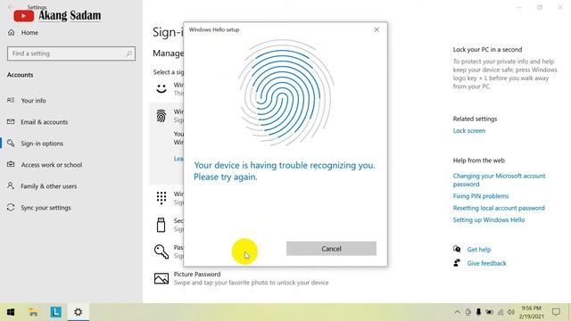 Cara Mengaktifkan Fitur Fingerprint Laptop II Kunci Laptop Biar Aman смотреть онлайн