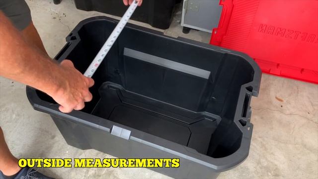 Large Plastic Storage Containers with Lids for Garage & Home ~ Craftsman смотреть онлайн
