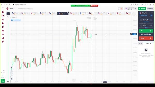 ОНЛАЙН ТРЕЙДИНГ ОПЦИОНАМИ В POCKET OPTION И QUOTEX, ТОРГОВЫЙ СТРИМ смотреть онлайн