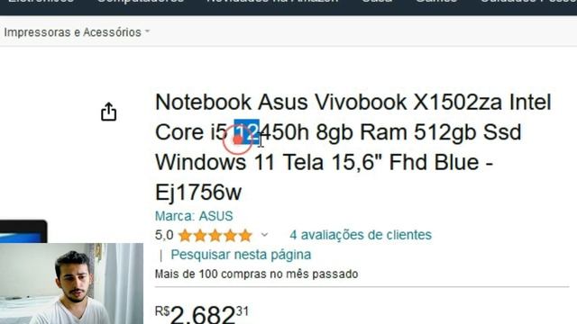 Notebook Asus Vivobook X1502za Intel Core i5 - é bom Vale a Pena - Análise de Compra смотреть онлайн