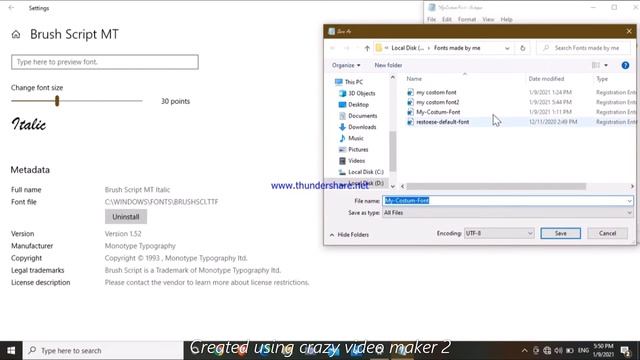 How to change the Fonts in laptop and PC in all windows......!!! (Part 1) смотреть онлайн