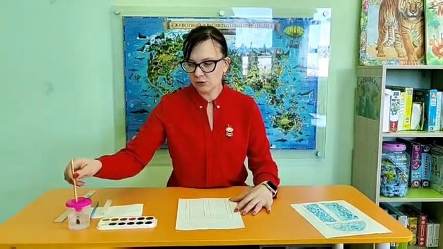 Рисование в нетрадиционной технике восковой свечей и красками "Морозные узоры" смотреть онлайн