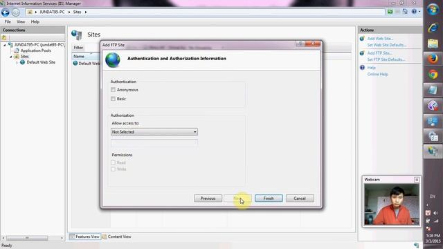 Hướng dẫn cài đặt server FTP trên Win 7, Install FTP server on Win 7 смотреть онлайн