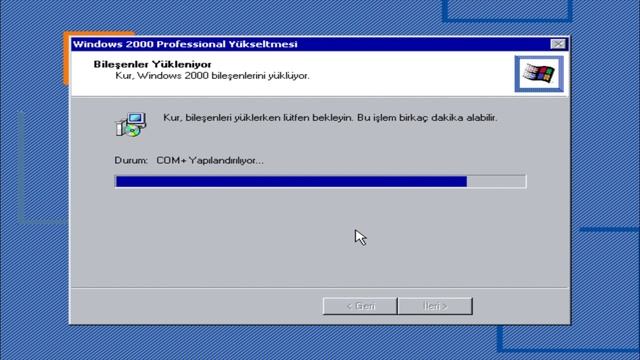 Windows 2000 Professional Kurulumu | Yükseltme Aşaması (4K)