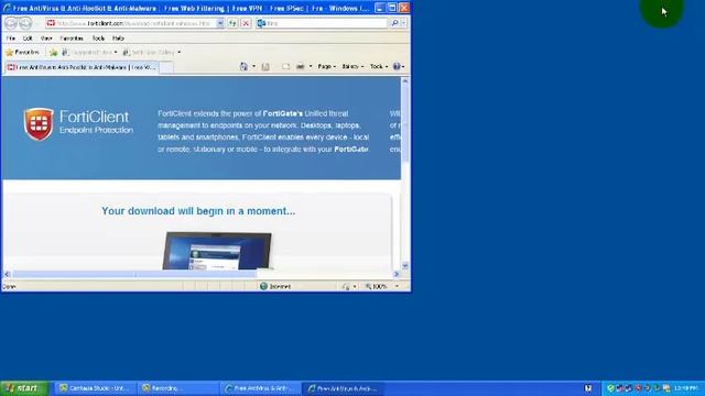 FortiClient Installation смотреть онлайн