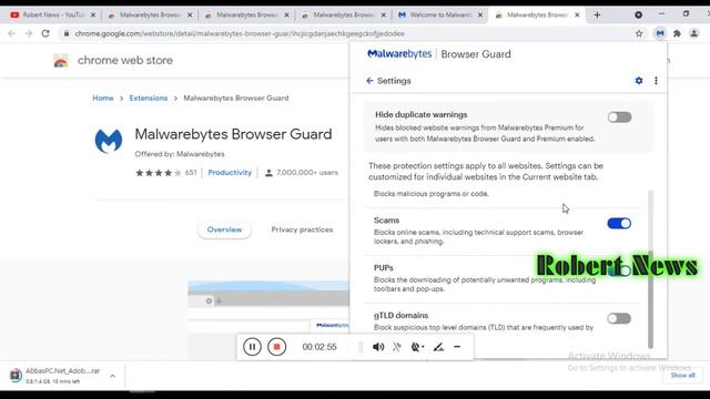 Malwarebytes Browser Guard смотреть онлайн