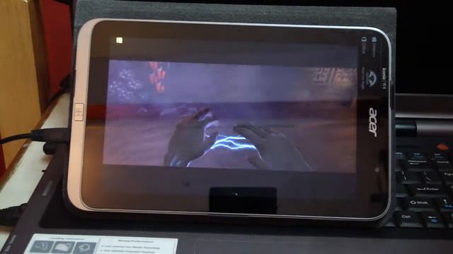 Bioshock on a Windows tablet (Acer Iconia W4) смотреть онлайн