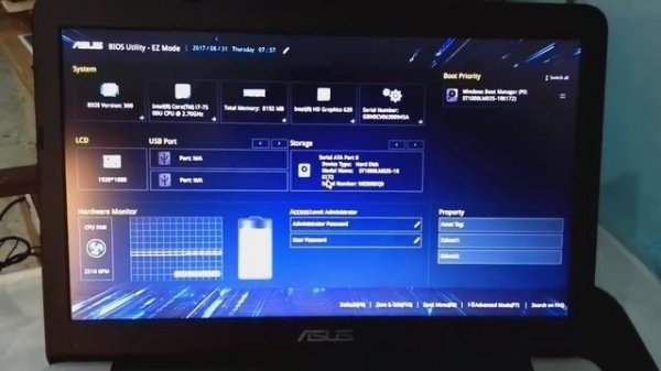 Asus Bios Utility...