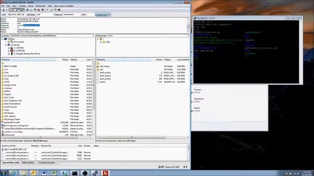 Windows Tools - Filezilla - for file transfers to and from the displays смотреть онлайн