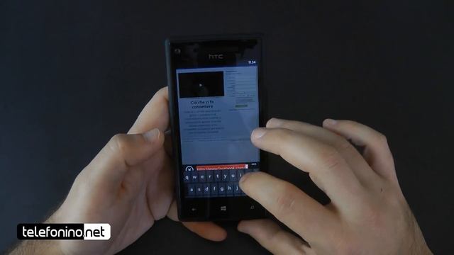 HTC 8X videoreview da Telefonino.net смотреть онлайн