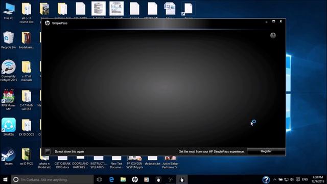 Blinking Cursor In Windows 10(HP SimplePass)- FIXED смотреть онлайн