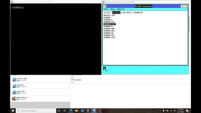 Hello Windows program on Windows 1.04, Windows 2.03 and Windows 3.1 смотреть онлайн