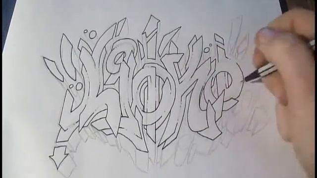 Graffiti Sketch Drawing 18 - "Lioko" (requested) смотреть онлайн