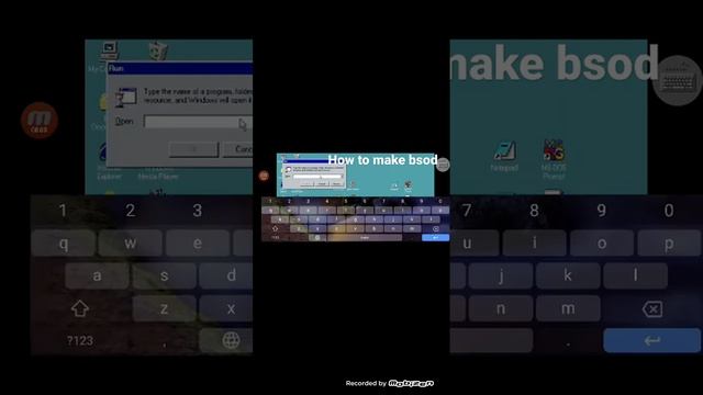 Как сделать синий экран смерти в Win 98 Simulator | How to make Bsod in Win 98 Simulator смотреть онлайн
