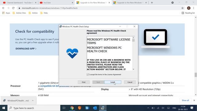 Run Windows "PC Health Check" Windows 11 Requirements [Imp Update] смотреть онлайн