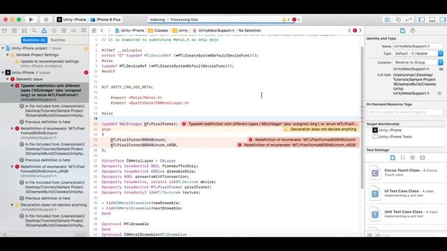 Unity 2017 1 0f3 64bit MacOSX Build XCode Metal Error For Simulator смотреть онлайн