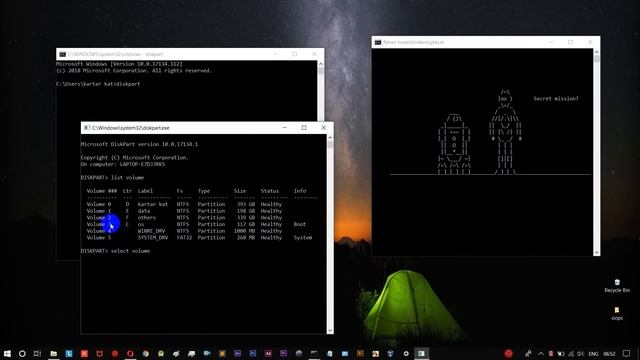 Using cmd - hide - unhide drivers | find ip of websites | play movie in cmd || tamil hacks смотреть онлайн