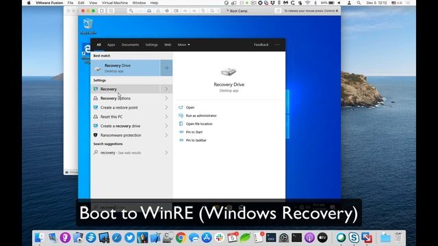 Inject T2 drivers using WinRE (Windows Recovery) смотреть онлайн